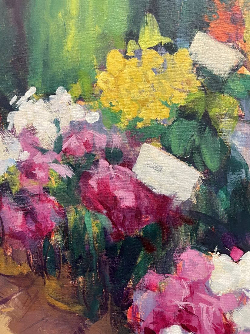 Detalle de Floristería, José González Mas