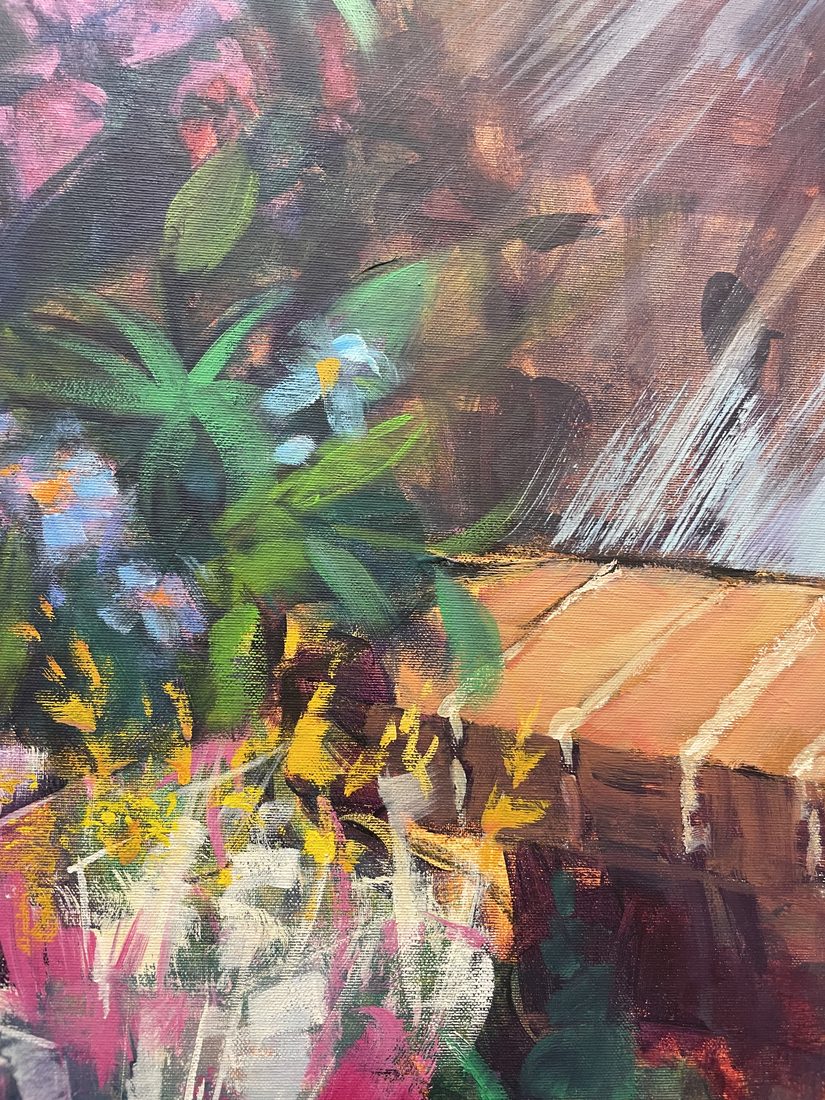 Detalle de Floristería, José González Mas