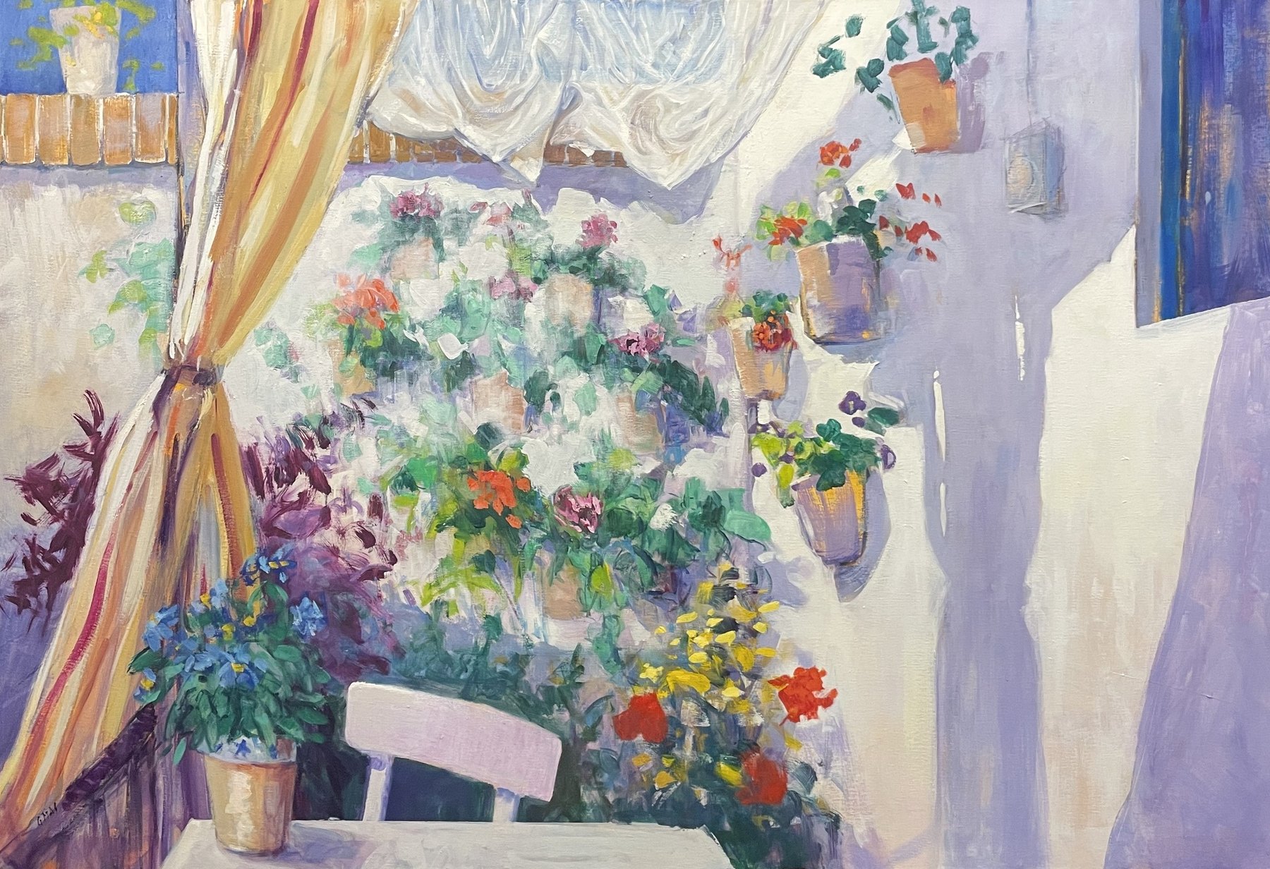 Paraíso, obra de José González Mas, 130 × 89 cm