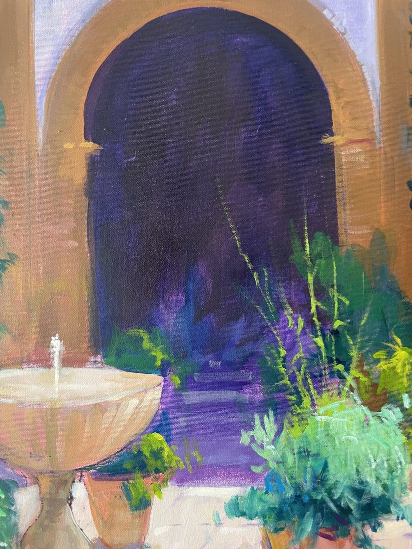 Detalle de Fuente redonda, José González Mas