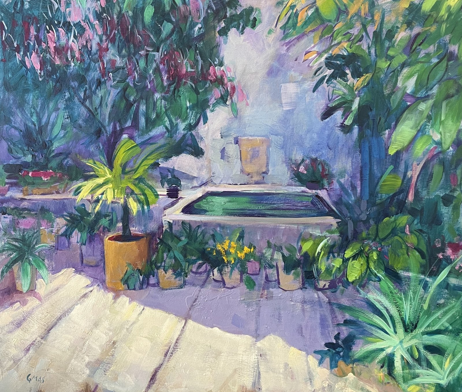 Pilón, obra de José González Mas, 55 × 46 cm