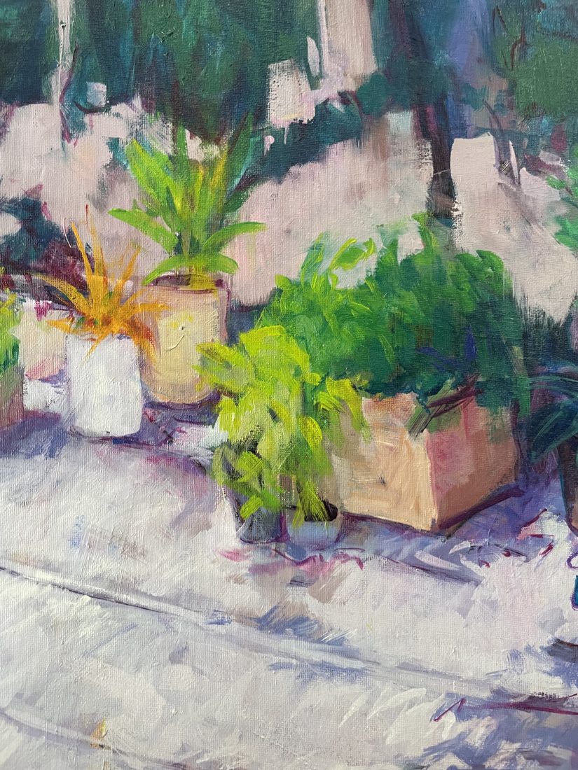 Detalle de Rincón con maceta, José González Mas