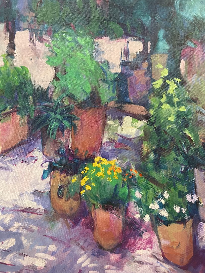 Detalle de Rincón con maceta, José González Mas