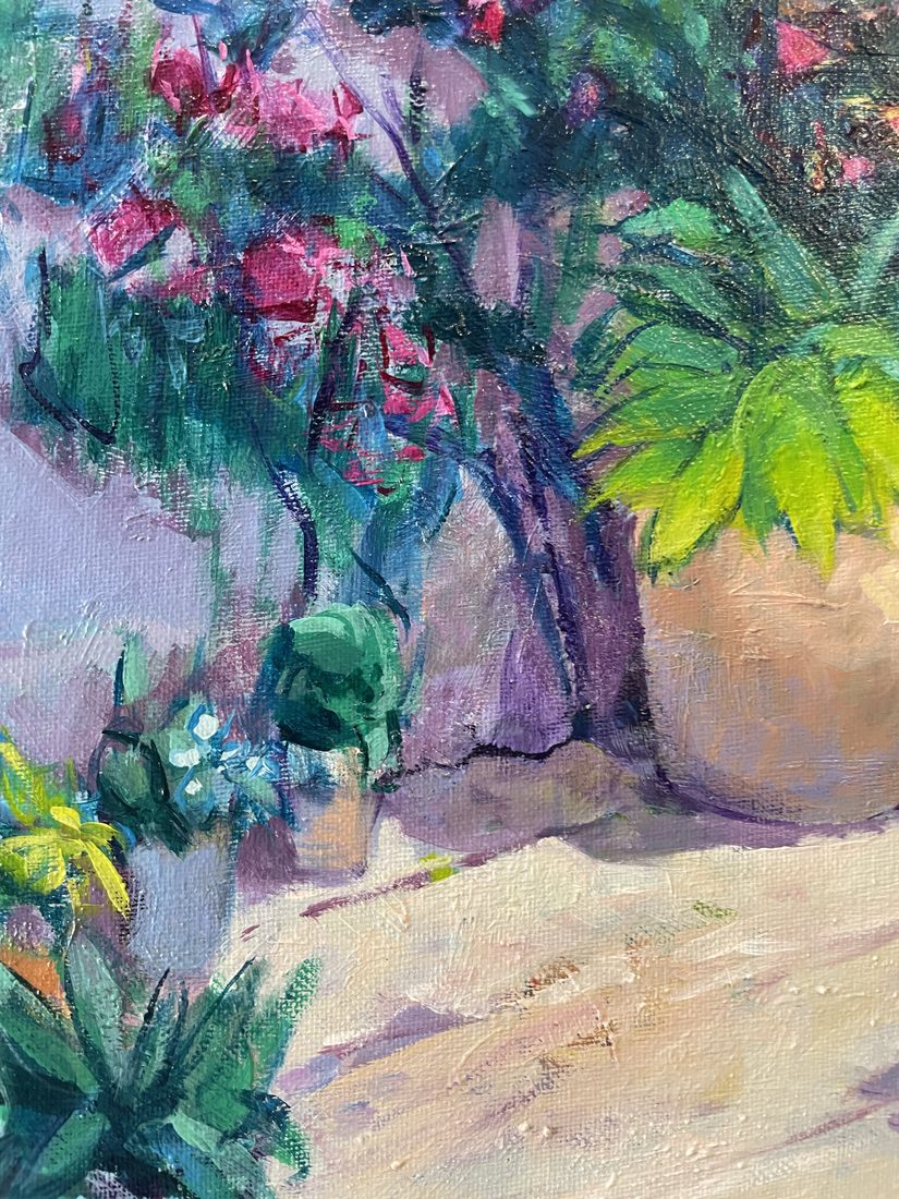 Detalle de Macetas rincón, José González Mas