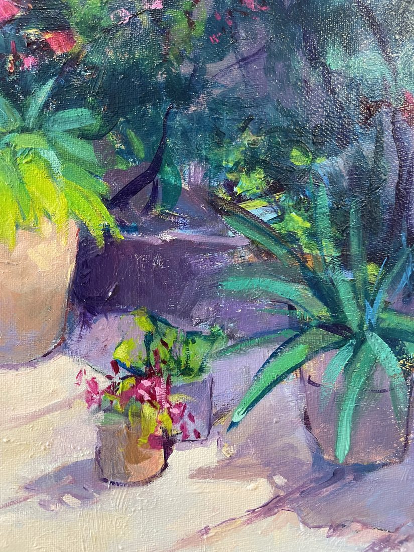 Detalle de Macetas rincón, José González Mas