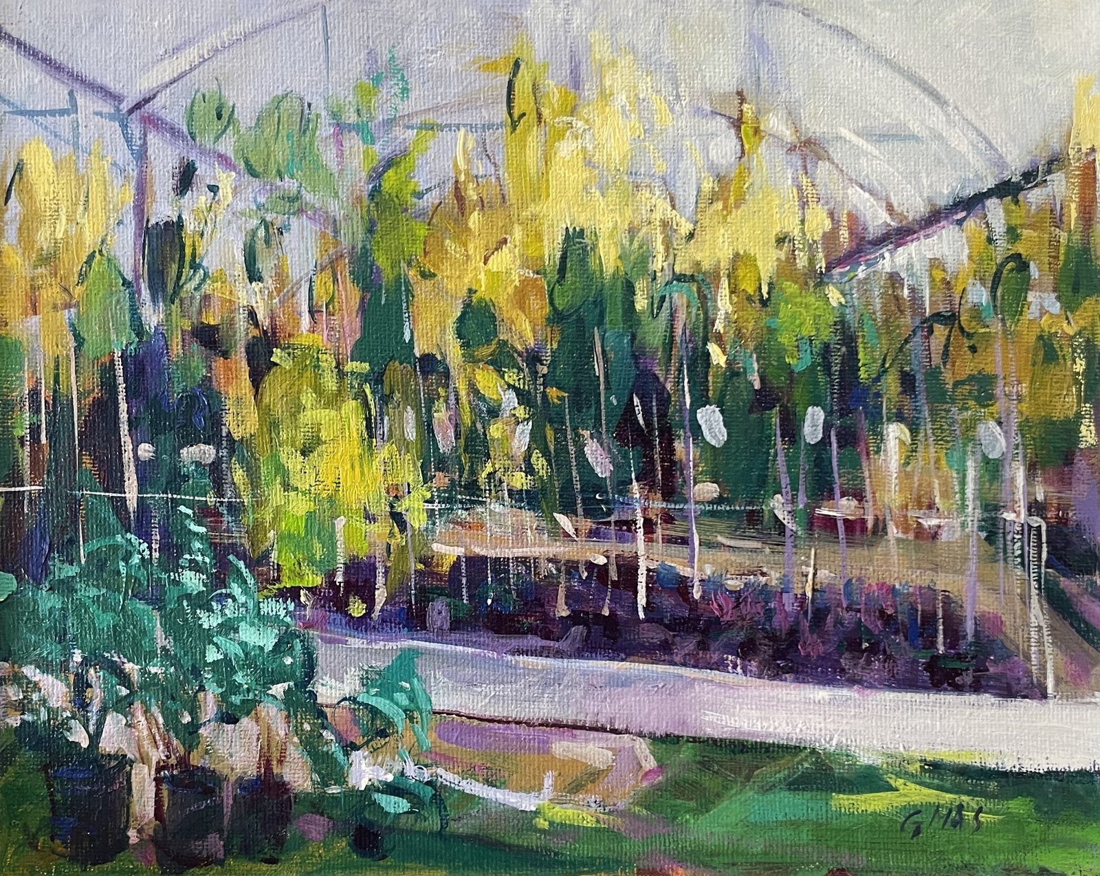 Viveros Fer, obra de José González Mas, 25 × 20 cm