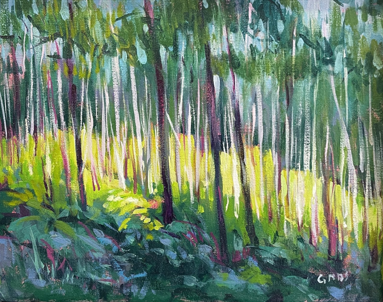 Eucaliptus, obra de José González Mas, 25 × 20 cm