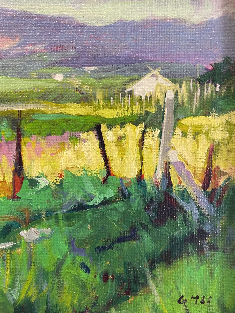 Detalle de Viñedos, José González Mas