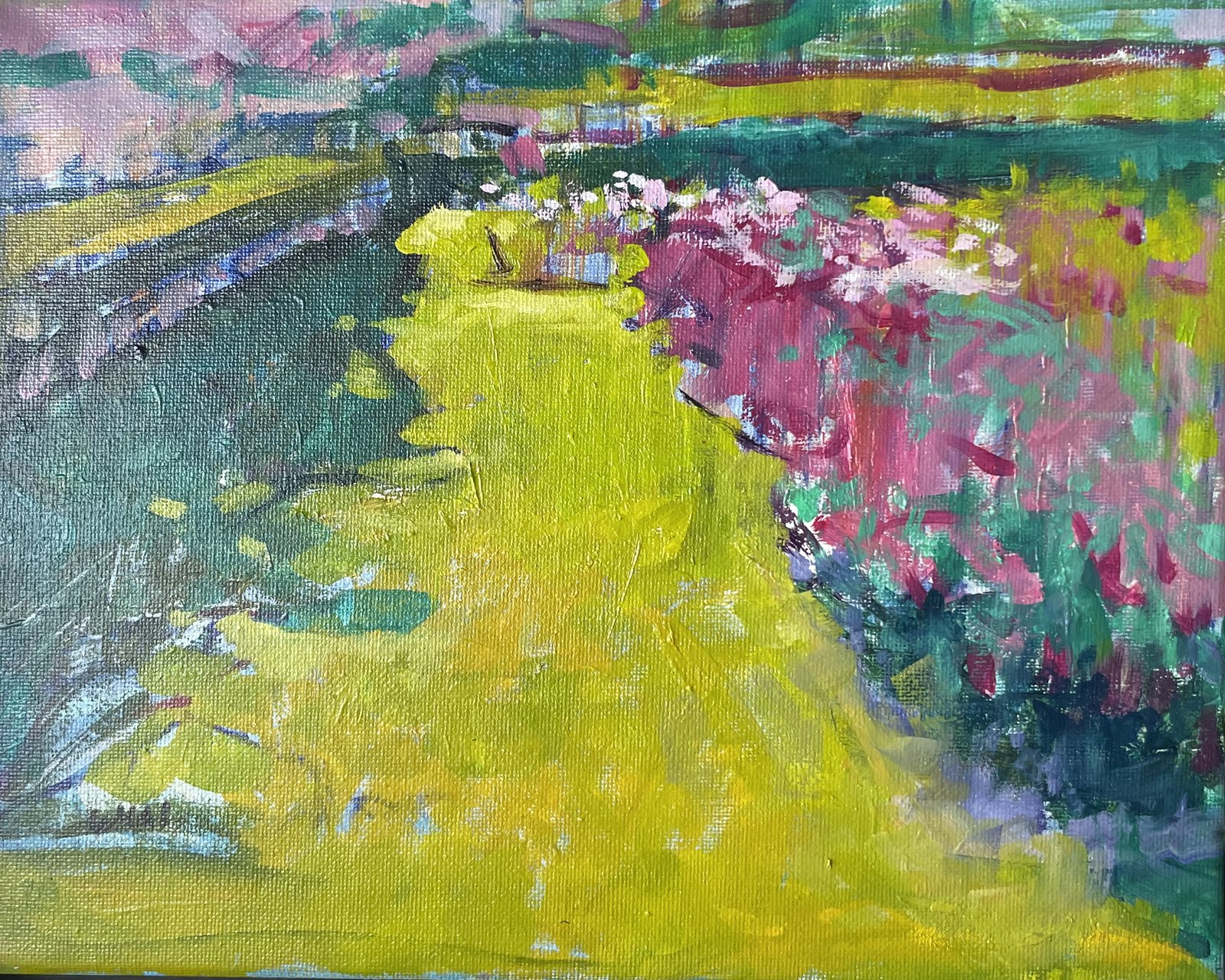 Rosaleda P. Grande, obra de José González Mas, 30 × 24 cm