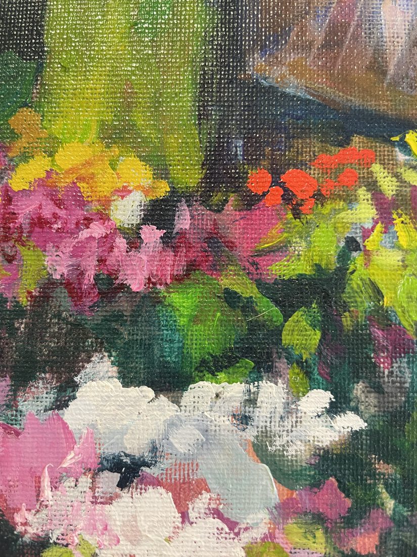 Detalle de Floristería, José González Mas