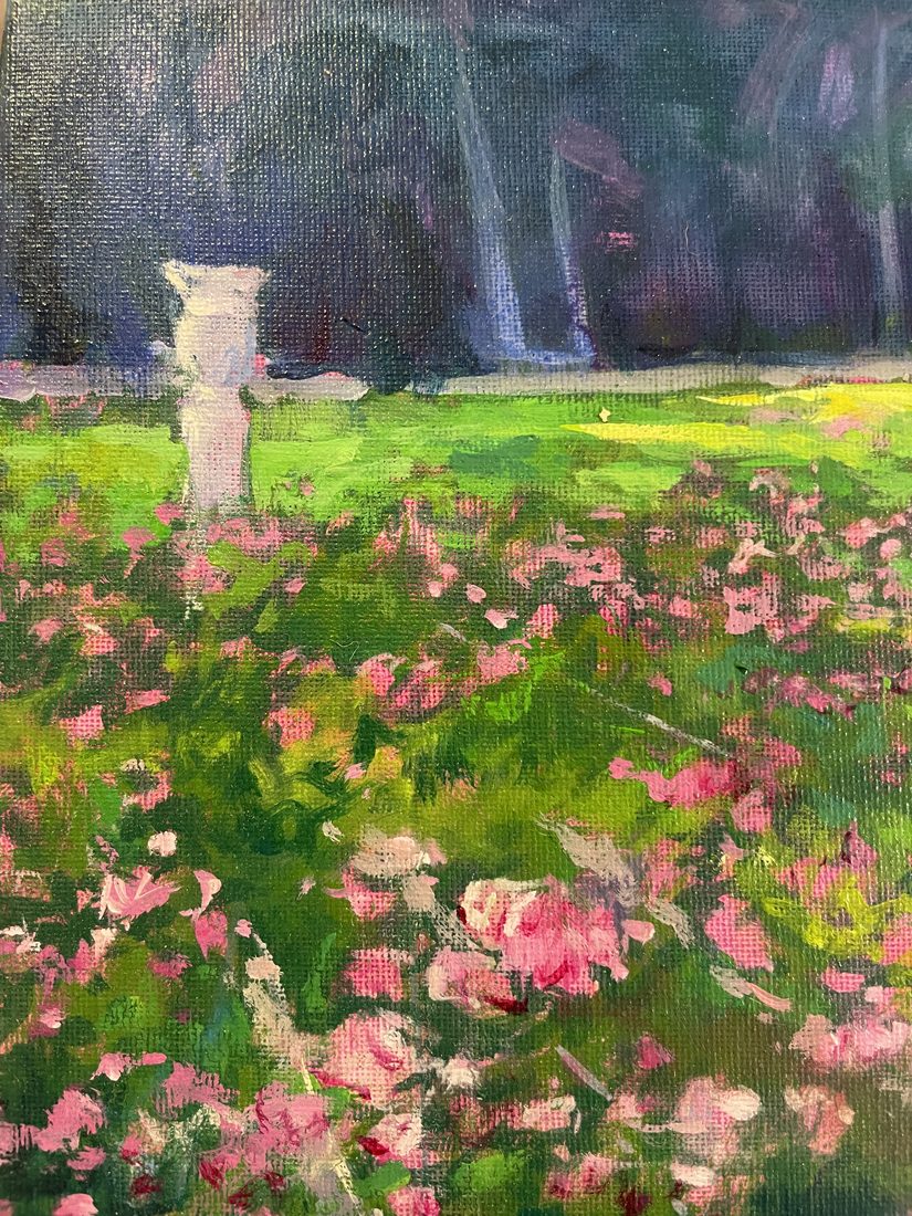 Detalle de Parque grande, José González Mas
