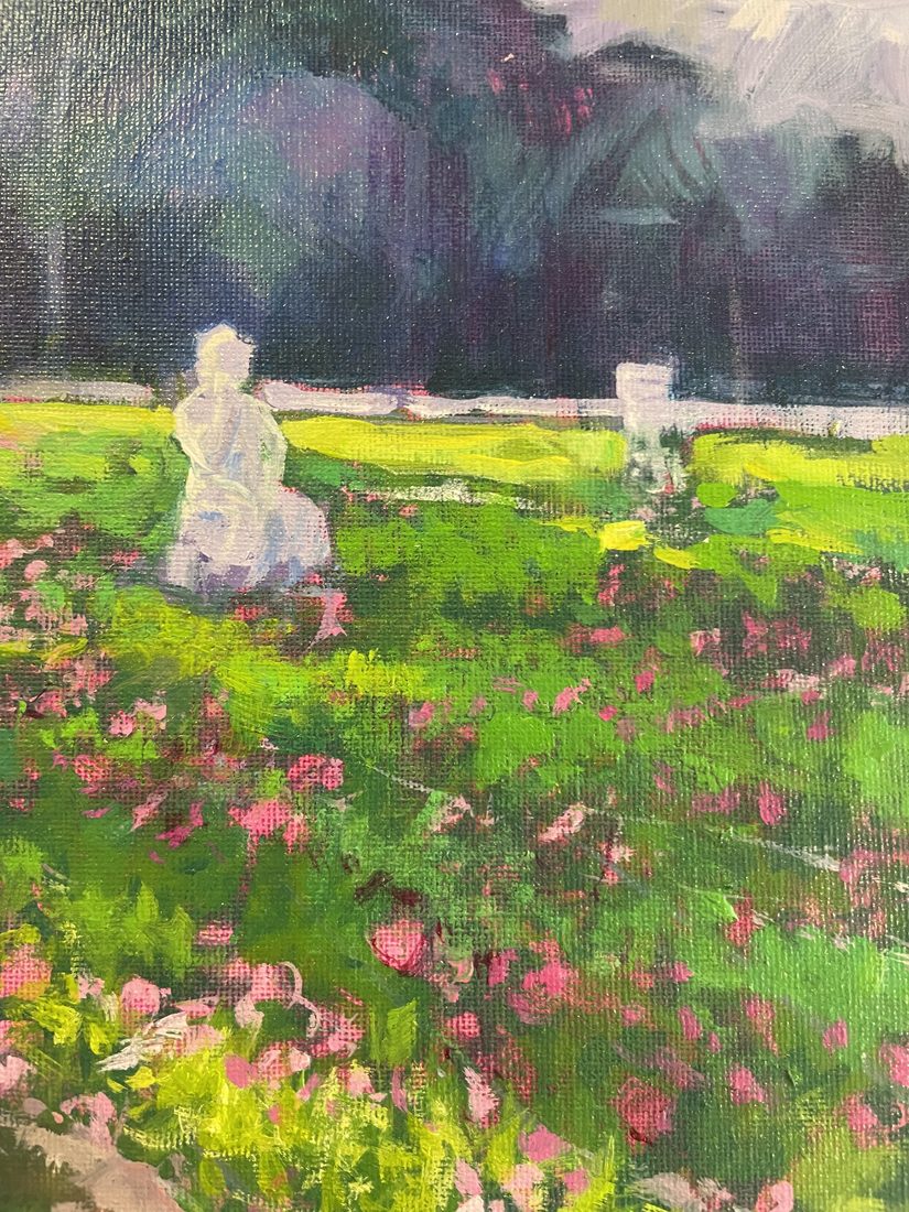 Detalle de Parque grande, José González Mas