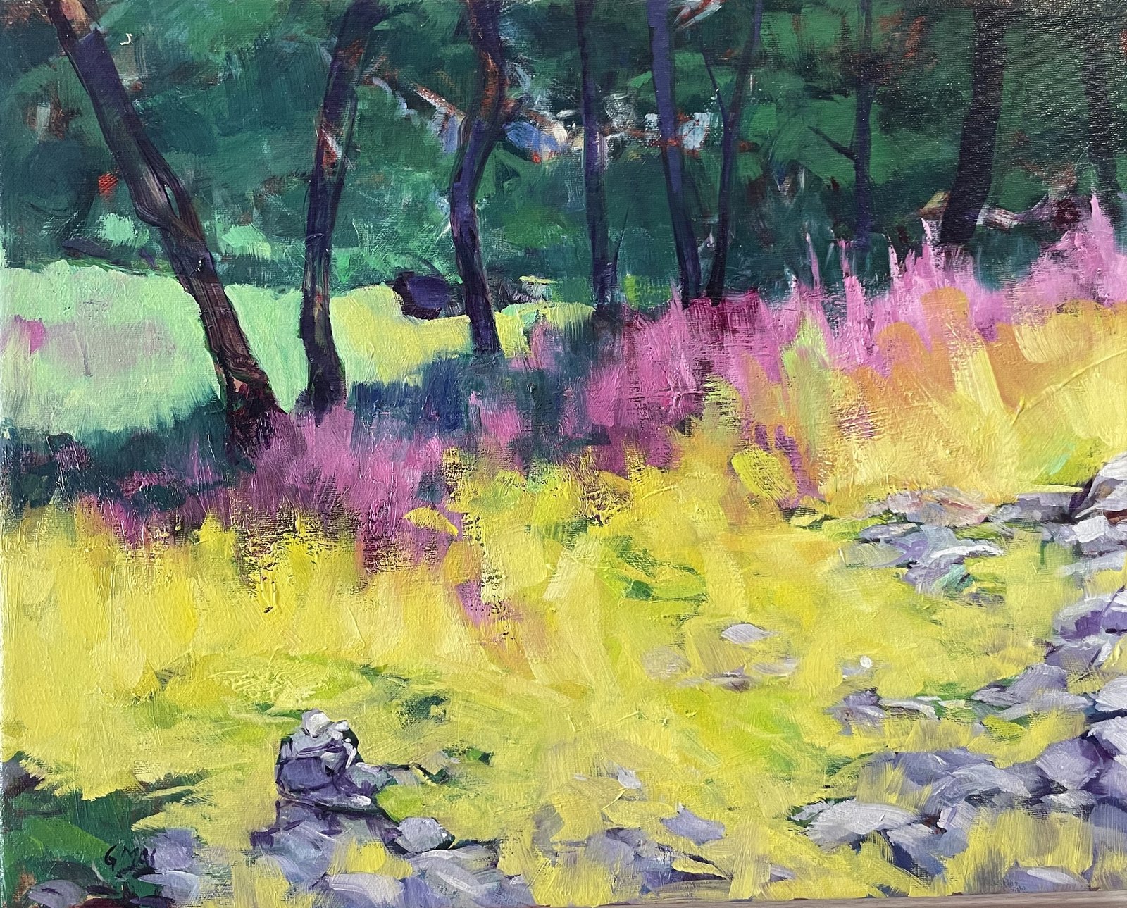 Hito, obra de José González Mas, 41 × 33 cm