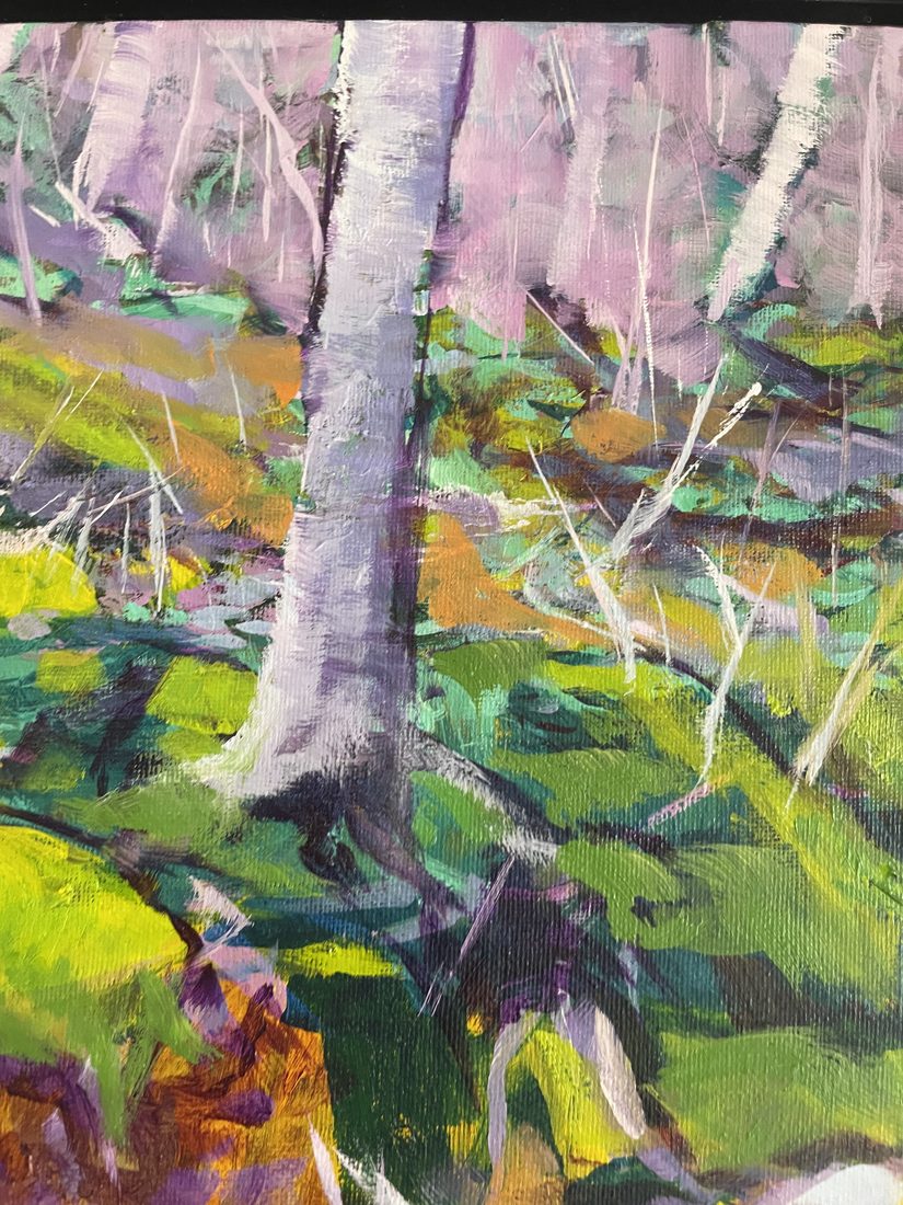 Detalle de Musgo de terciopelo, José González Mas