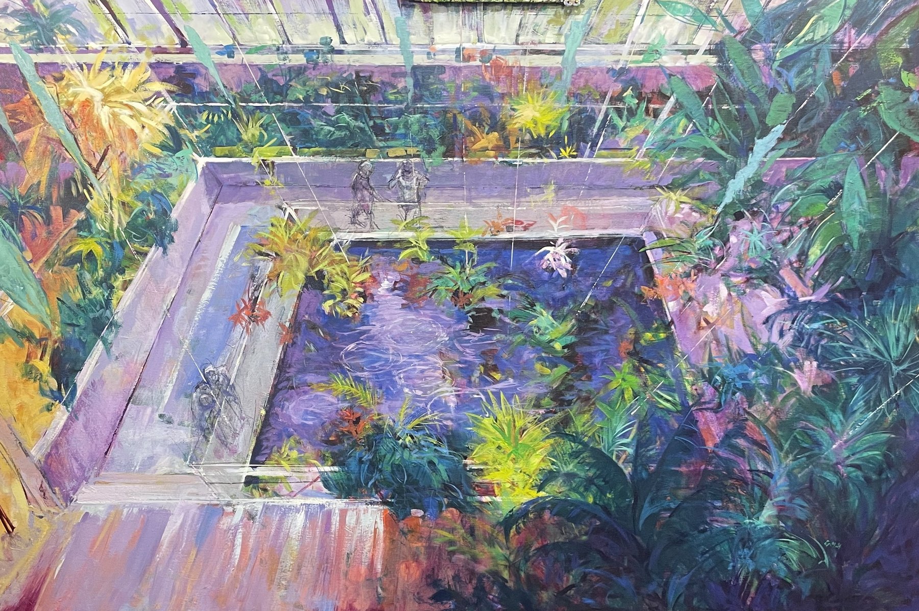Vértigo, obra de José González Mas, 146 × 97 cm